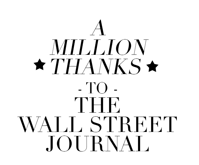 Wall Street Journal features Huntress New York Palo Santo Wood, Dec 2014